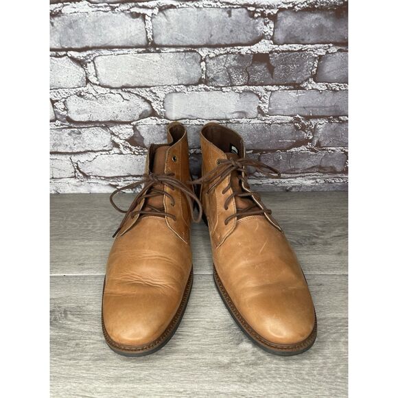 Timberland Lafayette Park Brown Leather Chukka Lace Up Boots Men Sz 12M US/46EU main image 12
